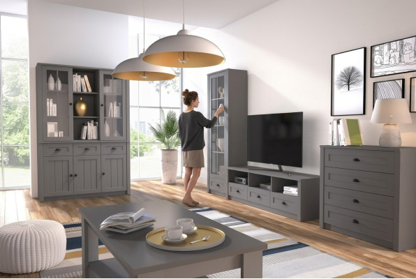 Woonkamerset Ontwerper woonkamer dressoir salontafel inrichting 5-delig.