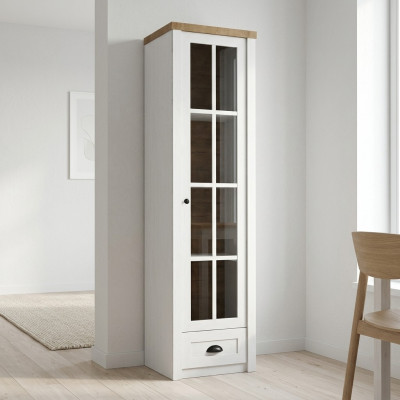 Klassieke vitrinekast vitrine woonkamer kasten design houten vitrine nieuw