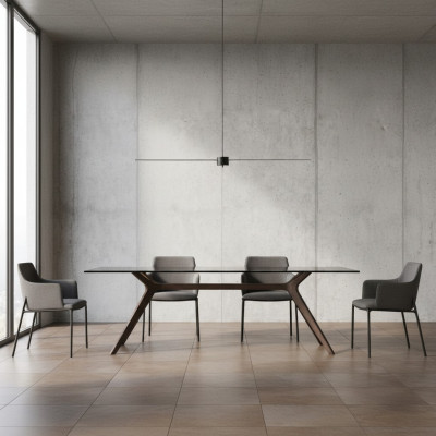 Designer meubels tafels inrichting werk schrijf bureau tafel luxe klasse hout
