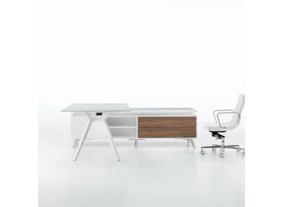 Hoekbureau Italiaanse tafel inrichting Frezza computermeubels tafel