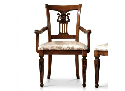 Ontwerp gestoffeerde massief houten stoel stoelen zitting rugleuning kantoor kantoor eetkamer luxe nieuw
