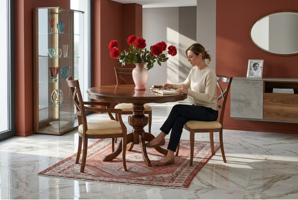 Echt houten tafel ontwerp tafels hout eetkamer woonkamer klassieke eetkamer nieuw