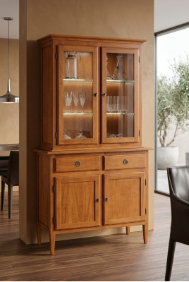 Opzetten Glazen kasten Nieuw Klassieke kast Dressoir kast Plank Vitrine