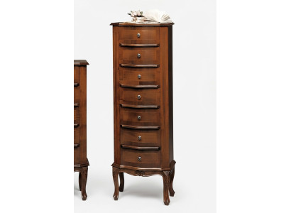 Ladenkast met 6 laden Aanrecht Houten dressoir Witte ladenkast Kast