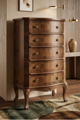 Hoge kast commode meubels opbergen plank kast sideboard hout nieuw ladenblokken