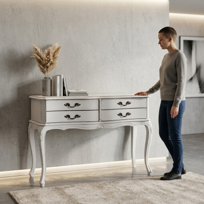 Luxe antieke stijl dressoir dressoir dressers kast dressoir glazen plank