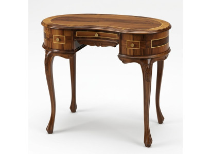 Sectaire werktuigtafel bureautafel bureau schrijftafels massief houten meubels Italië antieke stijl