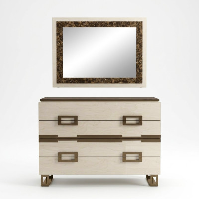 Stel dressoirspiegel hout dressoir dressoir kast ontwerp modern meubelgroep