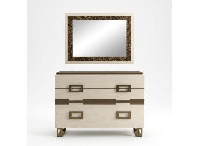 Stel dressoirspiegel hout dressoir dressoir kast ontwerp modern meubelgroep