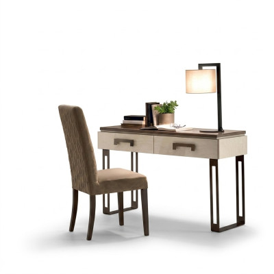 Ontwerpbureaustoel kantoorset Italiaans meubilair secretaire armstoel 2-delig.