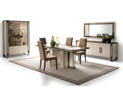 Eettafel + 4x stoelen Stoel Modern Eetkamer Set Eetgroep Tafel Tafels Set