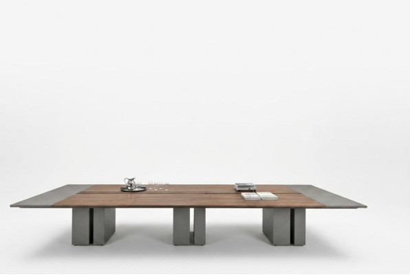 Advocaat houten ontwerp kantoor meubilair vergadertafels conferentietafel modern