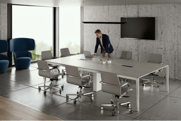 Vergadertafel Kantoor meubels Vergadering Conferentietafel 240cm xxl Inrichting Tafels