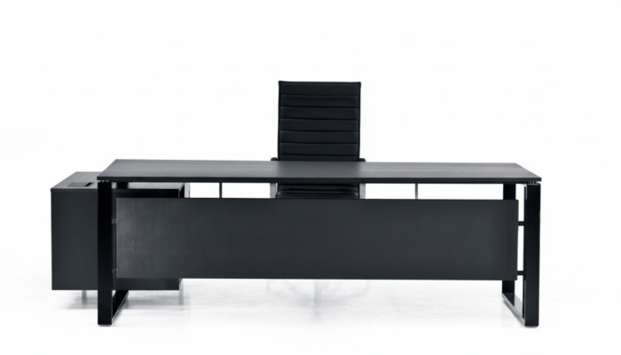 Schrijftafel computertafel kantoormeubelen tafel hoekbureau advocatenkantoor praktijk meubels