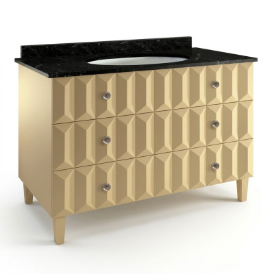 Wasbak Wastafel Klassieke kast Italiaanse badkamer Onderkast