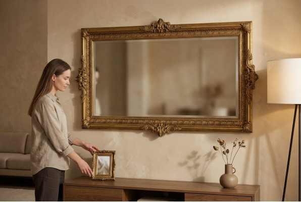 Meubels Wonen Interieur Wand Spiegel Kapstok Nieuw Muurspiegel Decoratie