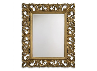 Klassieke designer echte houten lijst XXL spiegel 105x85.5 Spiegelmodel 1577.