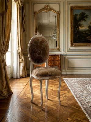 Ontwerp gestoffeerde stoel Royal stoelen eetkamerstoel bureaustoel stoel barok Art Deco