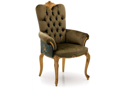 Stoel met armleuning Eetkamerstoel Hout Eetkamerstoelen Design Fauteuil Art Deco