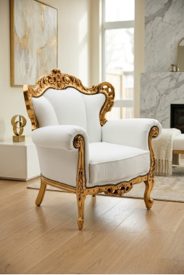 Ontwerp Luxe Klassiek Modern Gestoffeerde Stoel 1-Zits Bankbekleding Sofa's