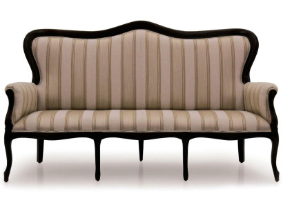 Ontwerp driezits bank gestoffeerde bank Art Deco 3-zits bank meubels bruine stoel