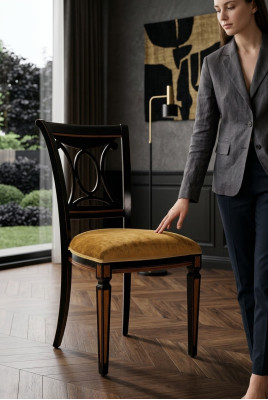 Stoelen Woonkamer Eetkamer Fauteuil Gestoffeerd zonder armleuning Luxe Stoel