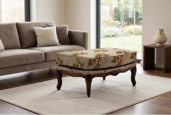 Chaise longue zitbank Italië meubels Nieuw kruk voetenbank bijzettafel Ottomaanse