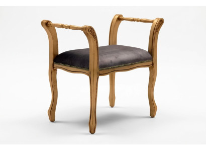 Ottomaanse chaiselongue zitbank fluweelstof 70x39 kruk poef bijzettafelkruk