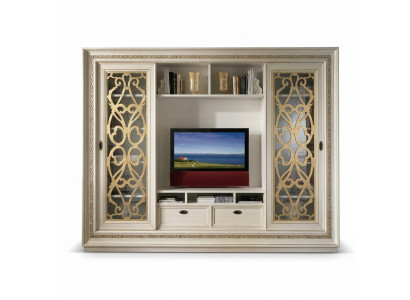 TV-kast wandmeubel woonkamer TV wand massief hout modern echt hout nieuw