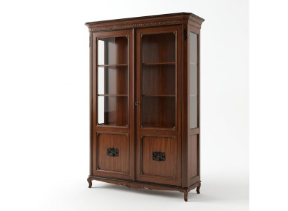 Meubels Echt hout dressoir Designer luxe houten vitrine Italiaanse buffetkast