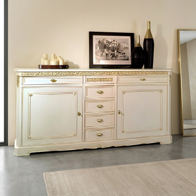 Ontwerp van tv dressoir-kommode woonkamer kast plank luxe woonkamermeubel.