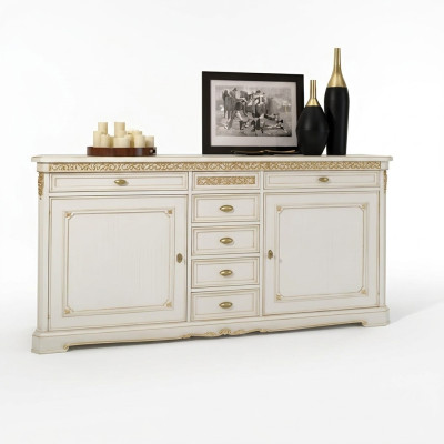 Ontwerp van tv dressoir-kommode woonkamer kast plank luxe woonkamermeubel.