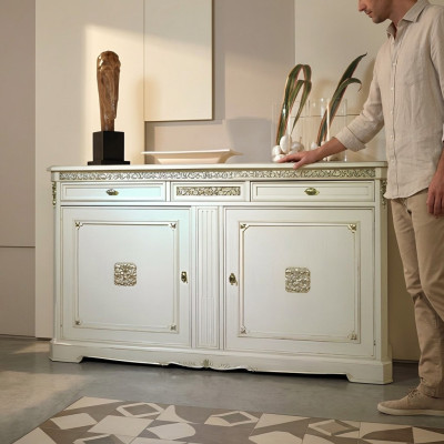 Luxe Italiaanse houten meubels dressoir klassieke stijl dressoir hout nieuw