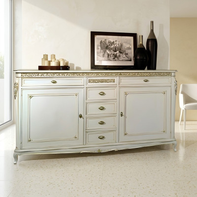 Lage Zijkast Kast Woonkamer Plank Houten Kasten Ontwerp Commode Dressoir