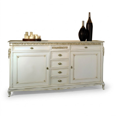 Lage Zijkast Kast Woonkamer Plank Houten Kasten Ontwerp Commode Dressoir