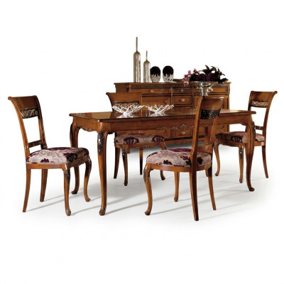 Eettafel Tafel Meubels 4x Stoelen Set 5dlg. Groep Ontwerp Eetkamerset Nieuw