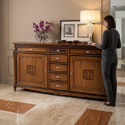 Woonkamer Houten Dressoir Buffet Nieuw Commode Dressoir Lade Vitrine
