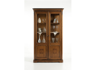 Meubels Grote Houten Bruine Vitrine Luxe Vitrinekast Design Meubels Italiaans