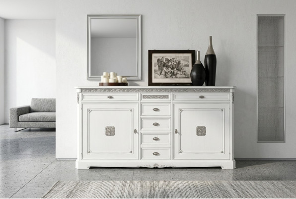 Dressoir Houten Kasten Woonkamer Dressoirs Vitrine Klassieke Commode Commodes