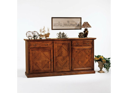 Laden kast Houten dressoir Kast Kasten Massief Lades Woonkamer