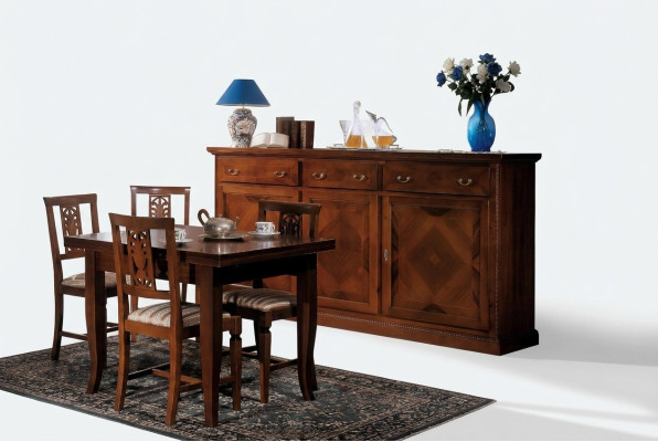 Buffetkast Dressoir Nieuw Dressoir Lade Vitrine Woonkamer Hout