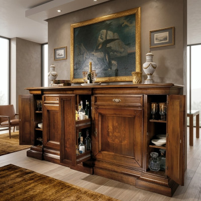 Meubels Italiaans design dressoir ladekast klassieke kast massief hout