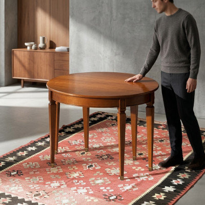 Eettafel Luxe Ronde Tafel Massief Hout Italië Nieuw Eetkamertafels Ronde Meubels