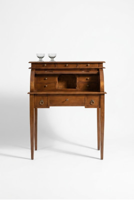 Werktafel Secretaris Kantoormeubelen Massief Hout Secretaris Tafel Bureau Bruin