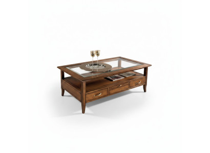 Tafel Bijzettafel Tafels Bank Modern 130cm Ontwerp Vierkant Salontafel Houten Tafel Nieuw