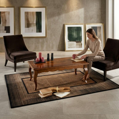 Woonkamer Tafels Barok Hout Salontafels Massief Klassieke salontafel Tafel  Woonkamer Tafels Barok Hout Salon Bijzettafels Massieve Klassieke salontafel Tafel