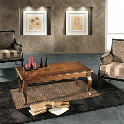 Woonkamer Tafels Barok Hout Salontafels Massief Klassieke salontafel Tafel  Woonkamer Tafels Barok Hout Salon Bijzettafels Massieve Klassieke salontafel Tafel