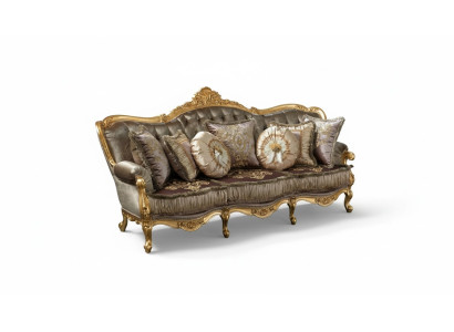 Sofa 3-zits banken Bankstellen Art deco Driezits textielbanken Bank gestoffeerd Nieuw