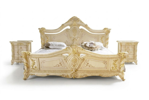 Slaapkamerset Design Art deco Luxe Bedden Bed Nachtkastje 3 delig.