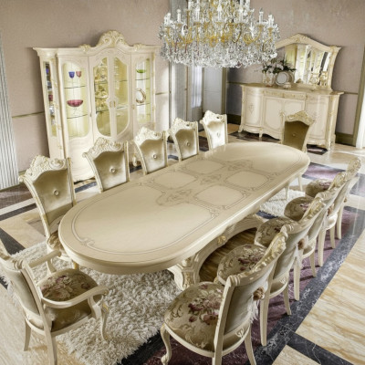 Eetkamerset Eetgroep Houten Tafel Tafels Complete Set Eettafel 12 Stoelen 13-delig